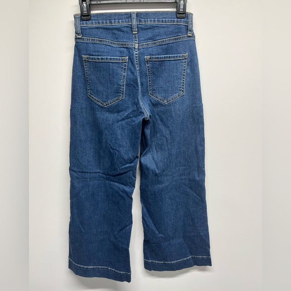HARPER HERITAGE (Francesca’s) high-waisted wide legged crop Jean - Picture 3 of 3